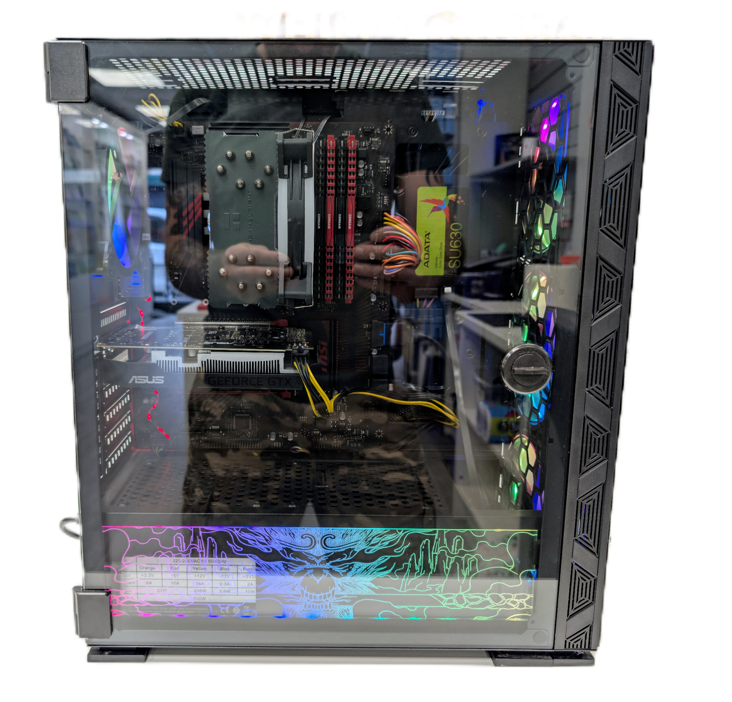 CUSTOM GAMING PC- Intel i5-9600k, GTX 1650, 32GB RAM, 500GB SSD