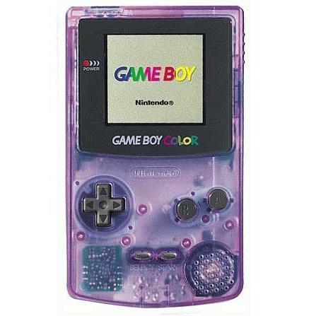 Game Boy Color Console, Clear Purple