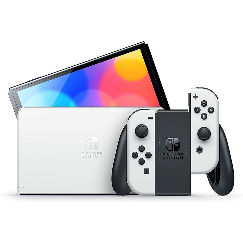 Switch Console, 64GB OLED + White Joy-Con, Boxed