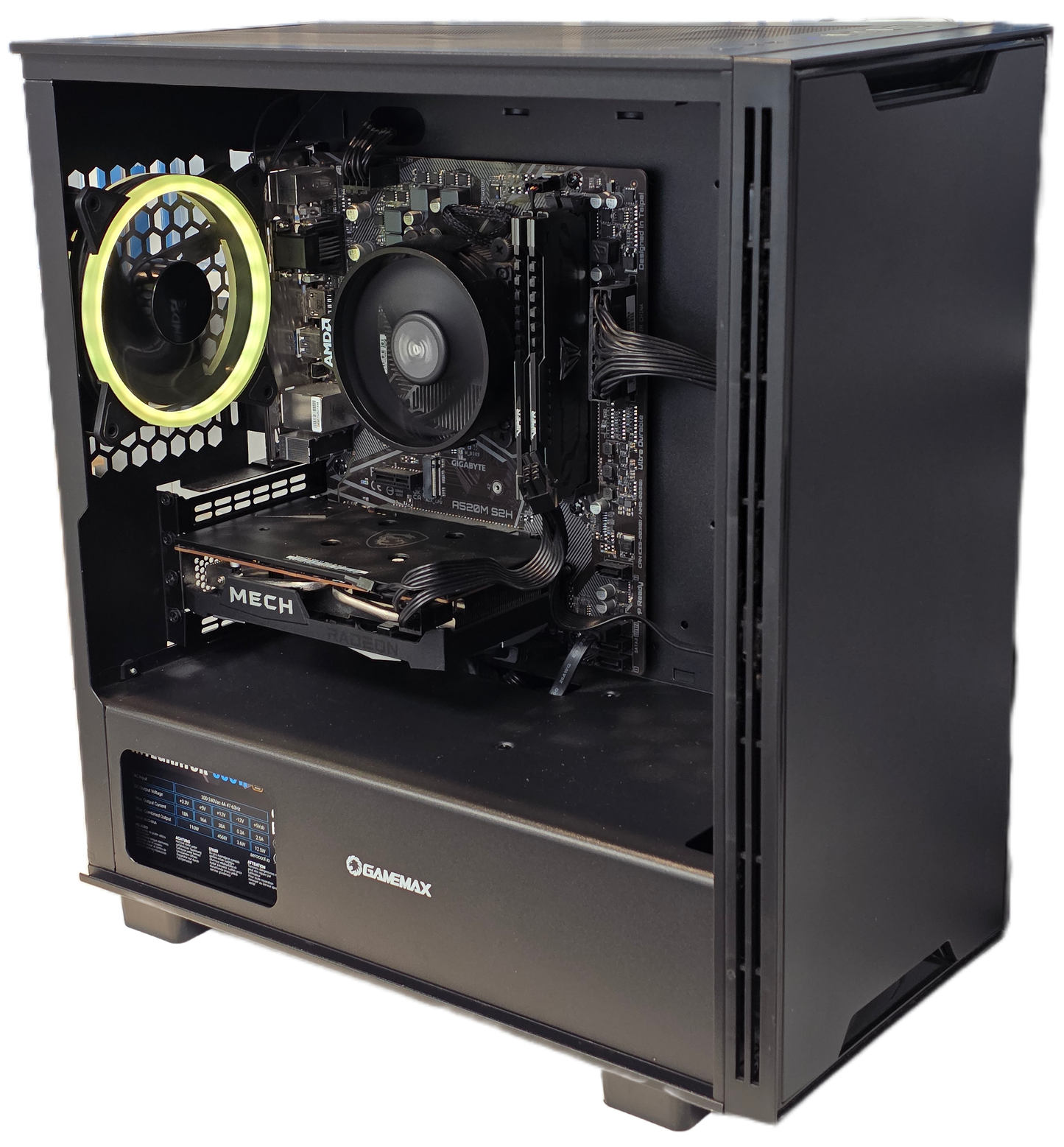 Custom Gaming PC – Ryzen 3 3200G, RX 6500XT 4GB, 8GB RAM, 256GB SSD