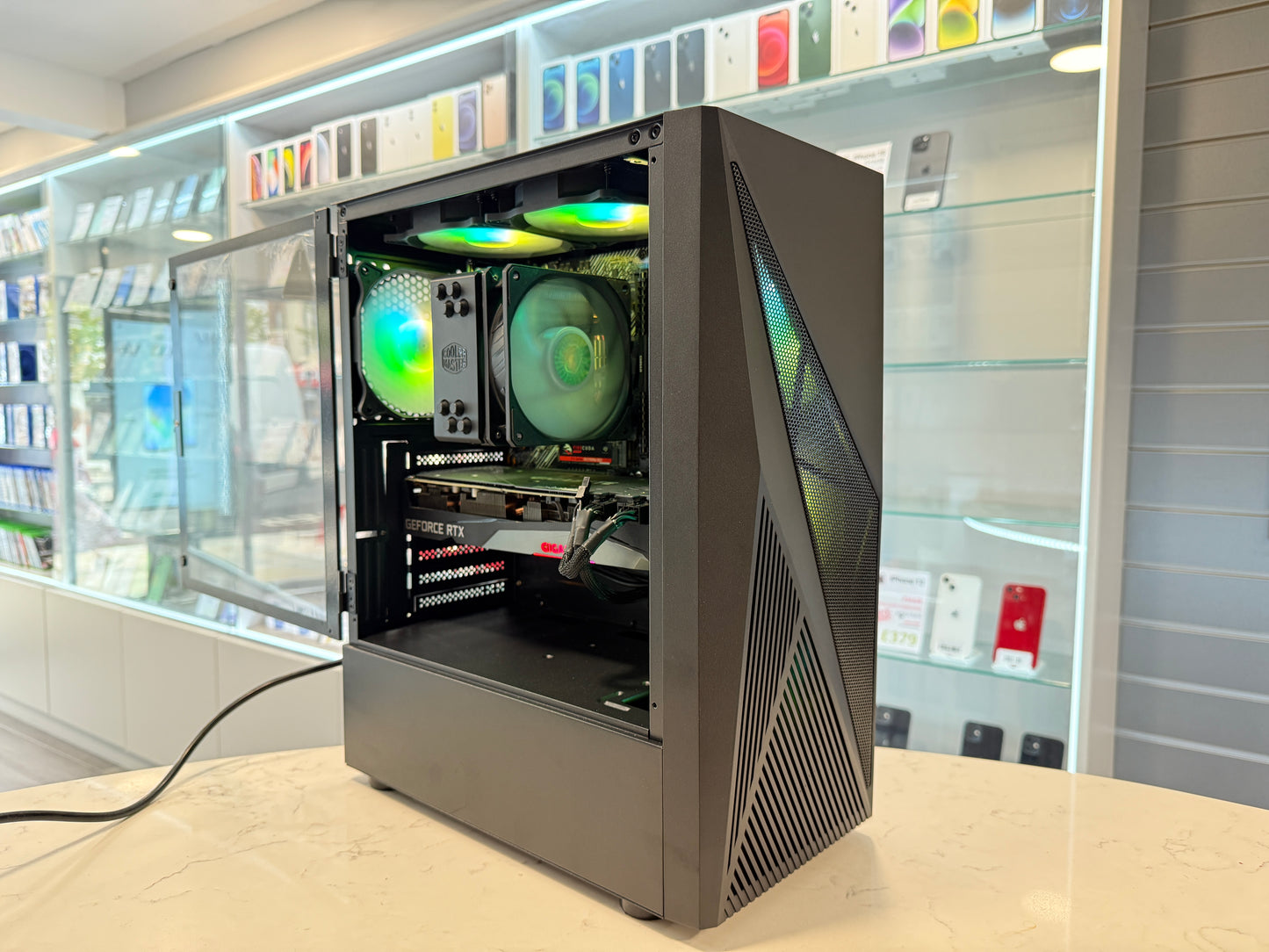 CUSTOM GAMING PC- Ryzen 7 3700X, RTX 3070 8GB, 16GB RAM, 500GB SSD, 1TB HDD