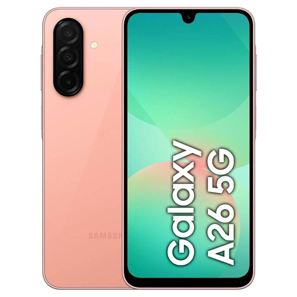 Samsung Galaxy A26 5G Dual Sim (8GB+256GB) Peach Pink, Unlocked
