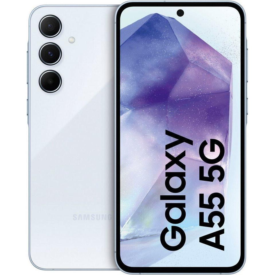Samsung Galaxy A55 5G 8GB+128GB Awesome IceBlue, Unlocked