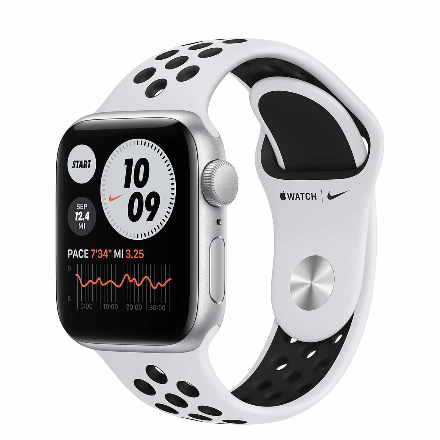Watch SE (GPS), Silver Aluminium, 44mm, Nike Edition