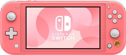 Switch Lite Console, 32GB Isabelle Aloha Coral Pink, Unboxed