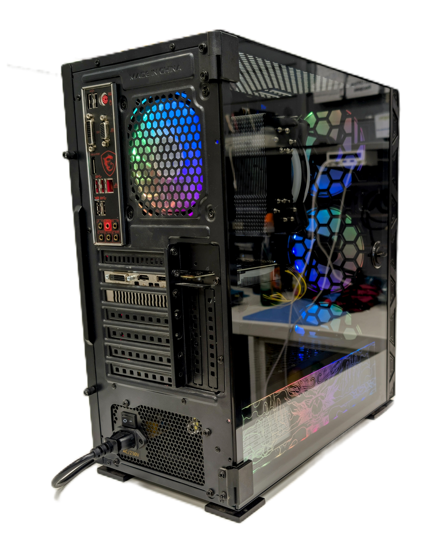 CUSTOM GAMING PC- Intel i5-9600k, GTX 1650, 32GB RAM, 500GB SSD