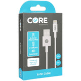 Core 8-Pin to USB Cable 3M White 1A