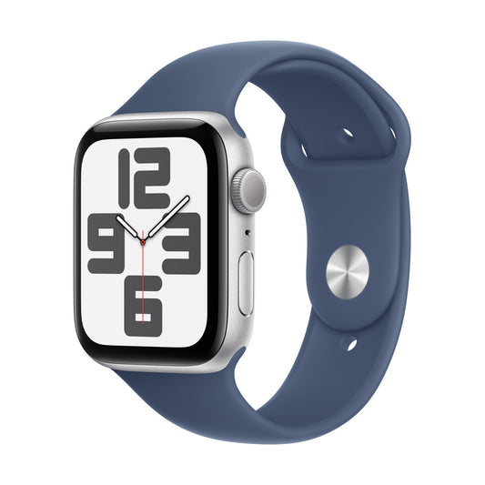 Watch SE 2nd Gen (GPS) Silver Aluminium, 44mm, Blue Strap