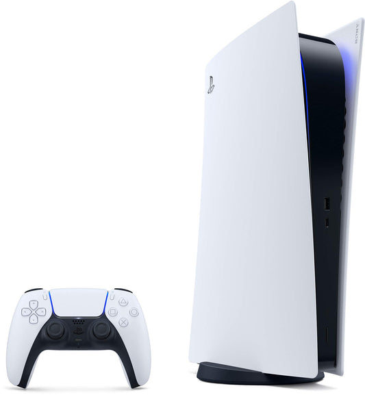 Playstation 5 Digital Edition Console, 825GB, White, Unboxed