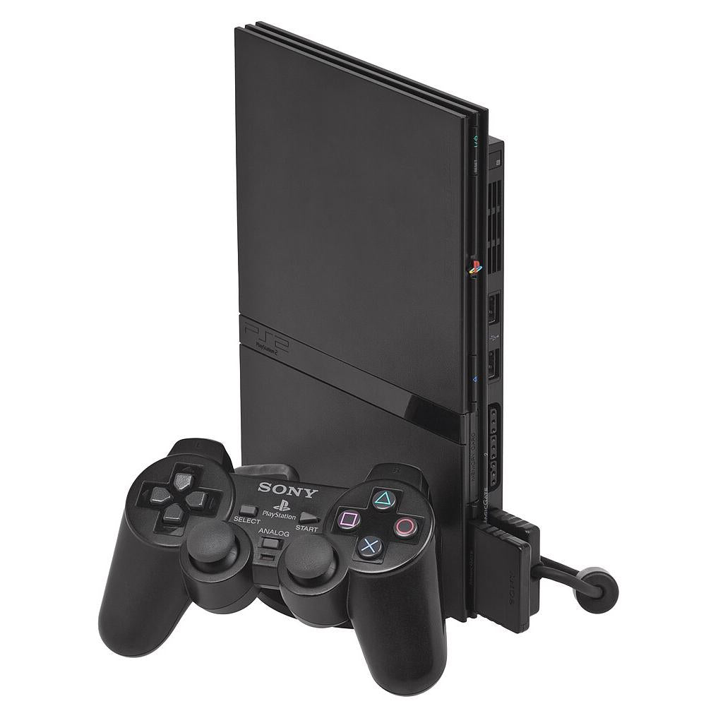 Playstation 2 Slimline Console, Black, Unboxed