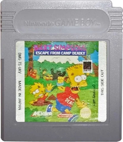 Bart Simpson's Escape from Camp Deadly, Unboxed