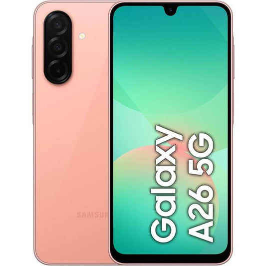 Samsung Galaxy A26 5G Dual Sim (8GB+256GB) Peach Pink, Unlocked