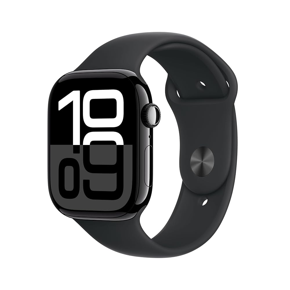 Watch Series 10 (GPS) NO STRAP, Jet Black Aluminium, 46mm